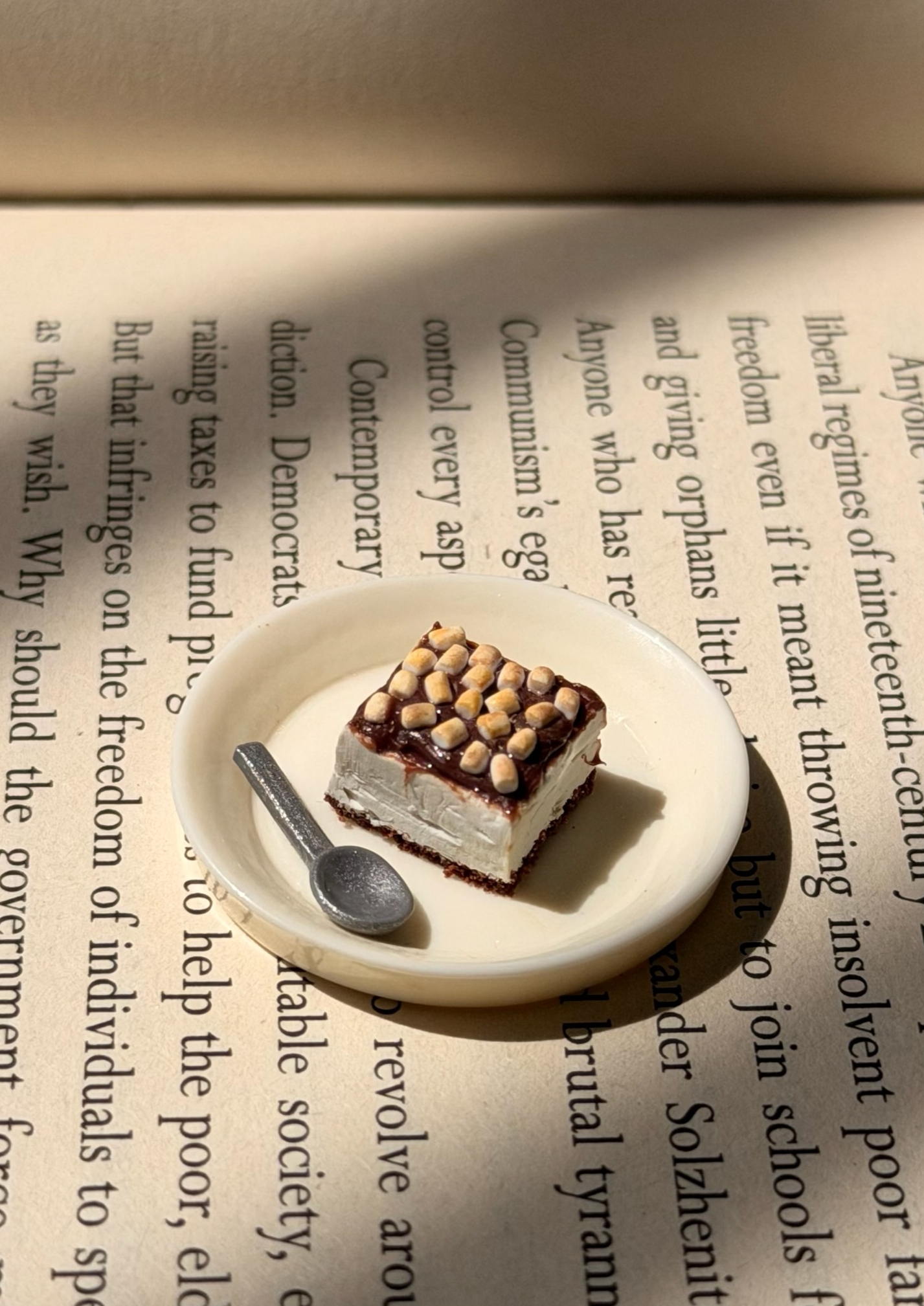 Toasted S'mores Dessert Plate 